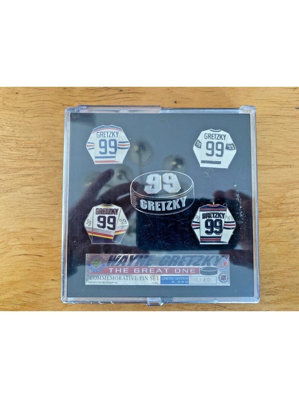 1999 Wayne Gretzky The Great One Limited Edition 5-Pin Set /9999 NHL